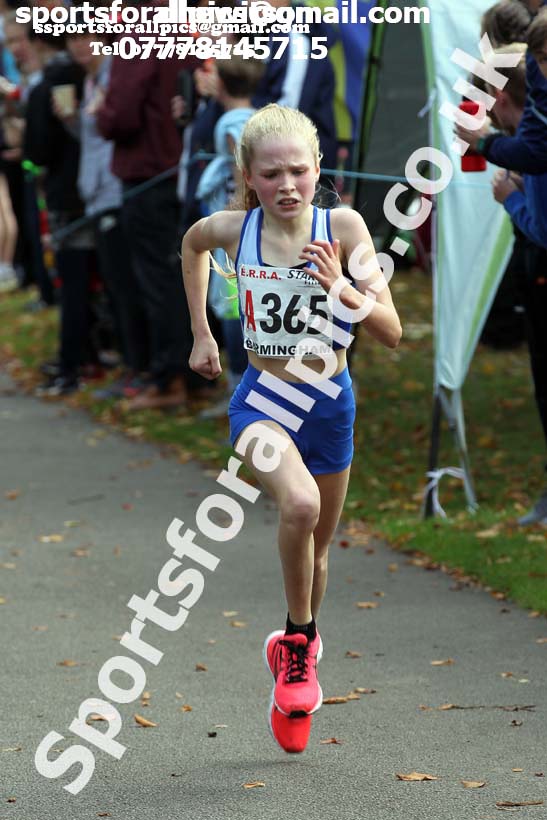 Girls under-13 3 stage road relay, 2019 ERRA 6 and 4 Stage Relay and Young Athletes.  Photo: David T. Hewitson/Sports for All Pics